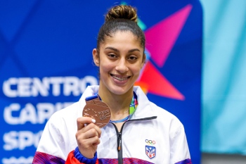 La viequense, Sairy Colón, ganó bronce en judo. Derrotó en 40 segundos a la mexicana Leslie Villarreal por ippon en la categoría -78 kilos. (Foto/Suministrada)