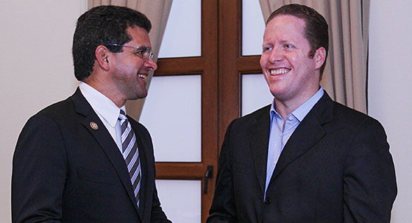 Pedro Pierluisi junto a David Bernier. (Foto/Suministrada)