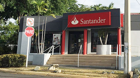 Sucursal banco Santander. (Foto/Suministrada)