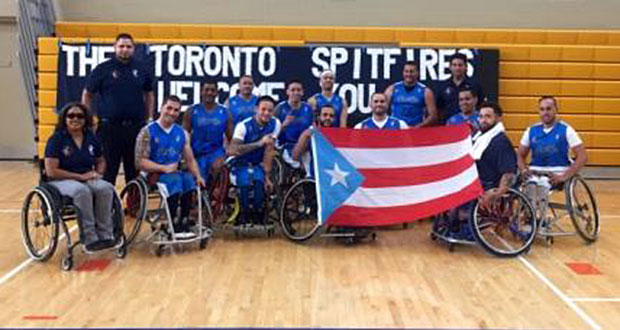 Campeones invictos equipo baloncesto en silla de ruedas de Puerto Rico