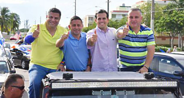 Ricky Rosselló participa de varios cierres de campaña. (Foto Suministrada)