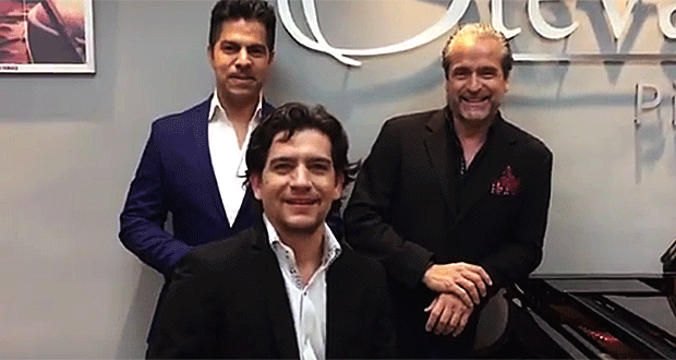 Los masestros del piano, Adlan Cruz, Stevan Micheo y Francisco Paz. (Foto/Toma de Pantalla)