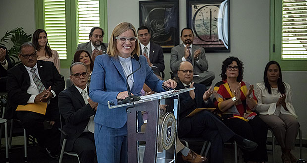 Carmen Yulin Cruz Soto, alcaldesa de San Juan. (Foto/CyberNews) 