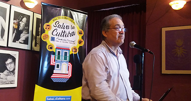 Javier Santiago de la Fundación Nacional para la Cultura Popular. (Foto/Vicente Toledo)