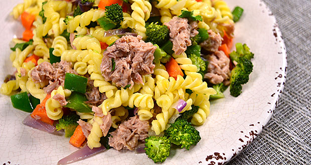 Fusilli primavera con atún COLOSO. (Foto/Suministrada)