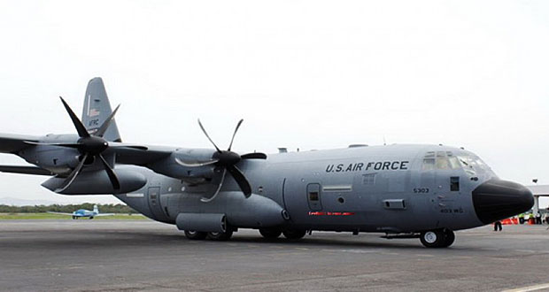 Avión cazahuracanes de la Reserva de la Fuerza Aérea de los Estados Unidos. (Foto/Suministrada)