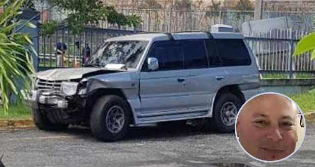 Francisco Antonio Chevres, en el círculo, de 48 años, quien fue localizado en el interior de una guagua Mitsubishi Montero. (Foto/Suministrada)