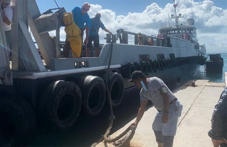 Embarcación Mr. Mason. (Foto/Municipio de Vieques)