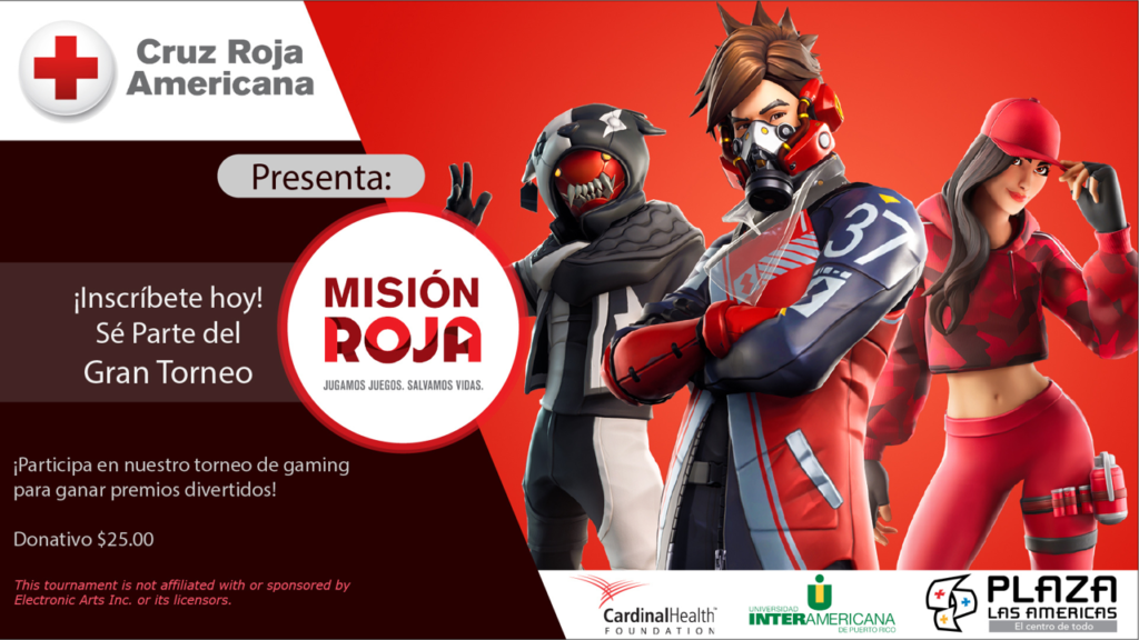 Cruz Roja Americana lanza torneo de videojuego Misión Roja