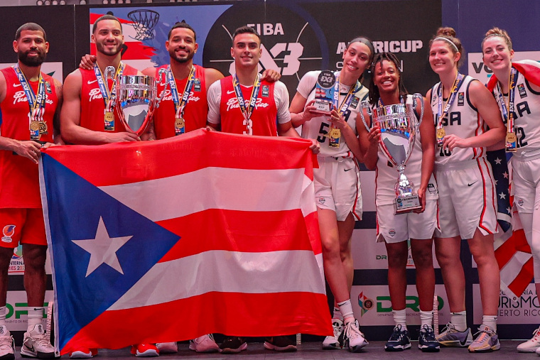 Puerto Rico y Estados Unidos ganan el oro en FIBA ​​3x3 AmeriCup 2023. (Foto/FIBA3x3)