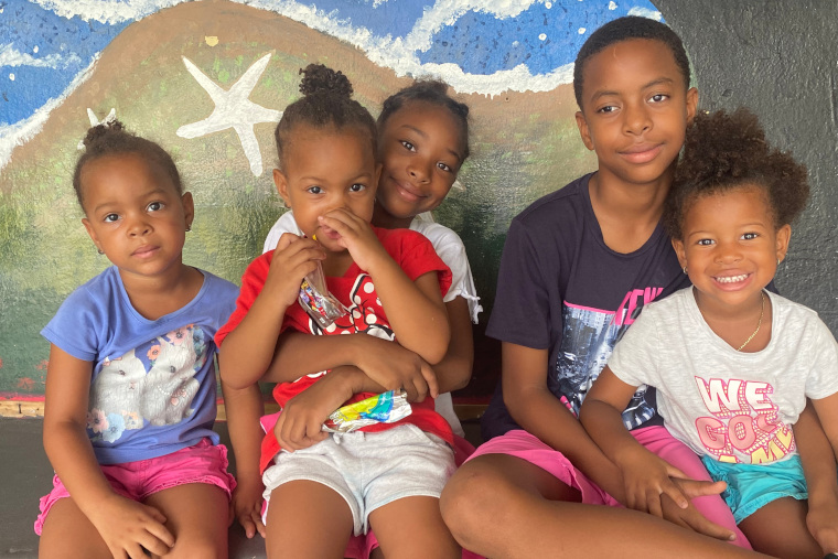  Grupo de niños participantes del evento en Loíza. (Foto/Suministrada)